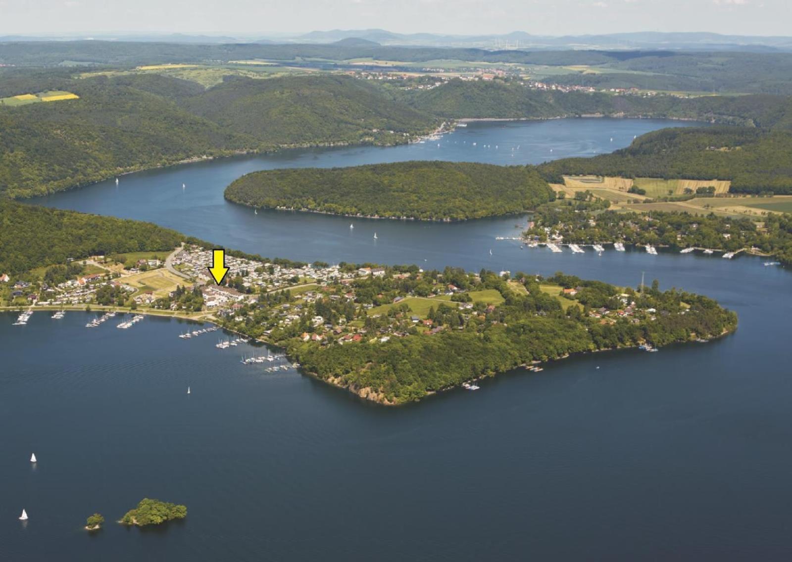 Gemutliche 93M2Fewo Mit 2 Schlafzimmern Und Seitlichem Seeblick Vom Balkon Scheid  المظهر الخارجي الصورة